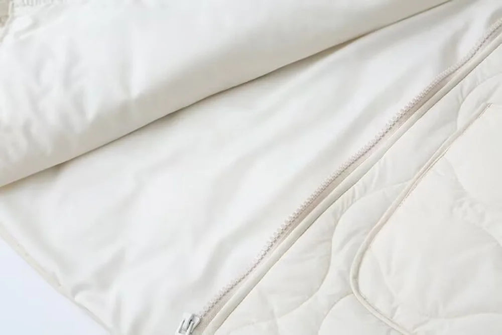 Hooded Warm Zipper Jacket Women