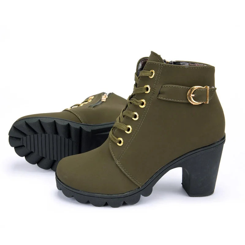 Lace Up High Heels Stylish Women - Glamora