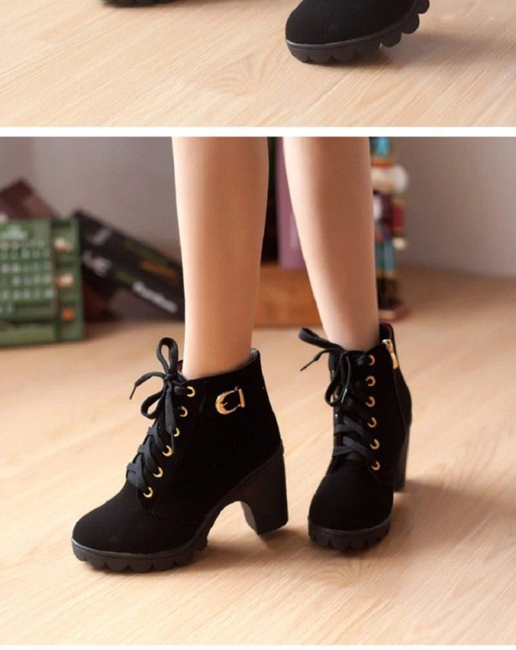 Lace Up High Heels Stylish Women - Glamora