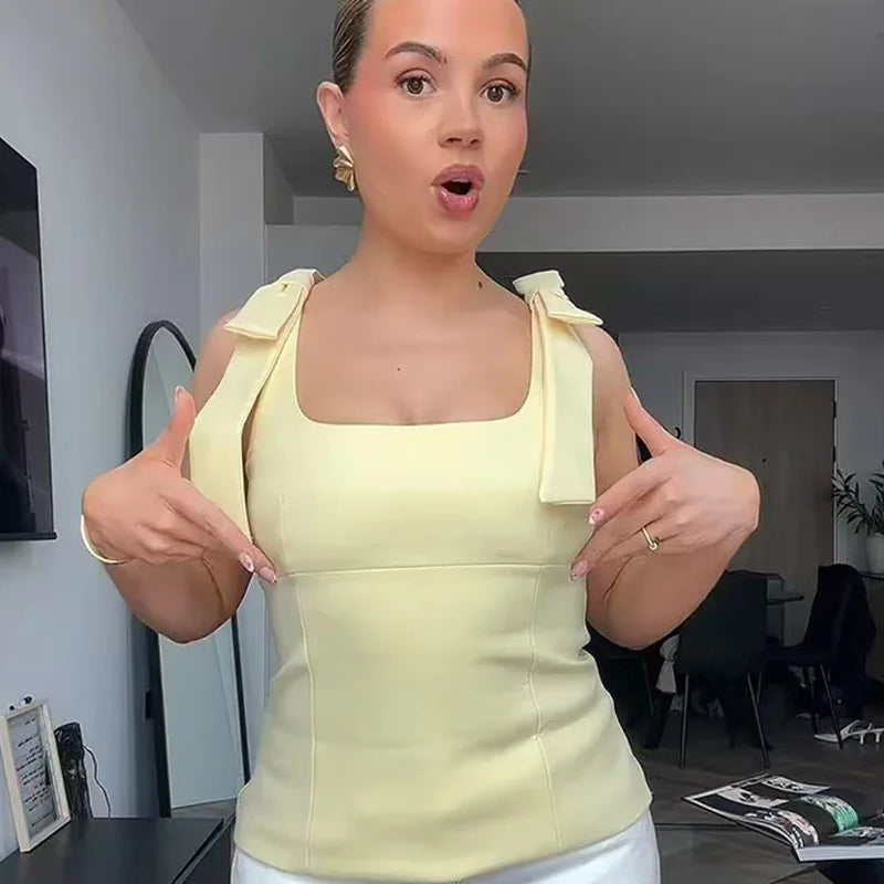 Butterfly Crop Top Summer Style Women